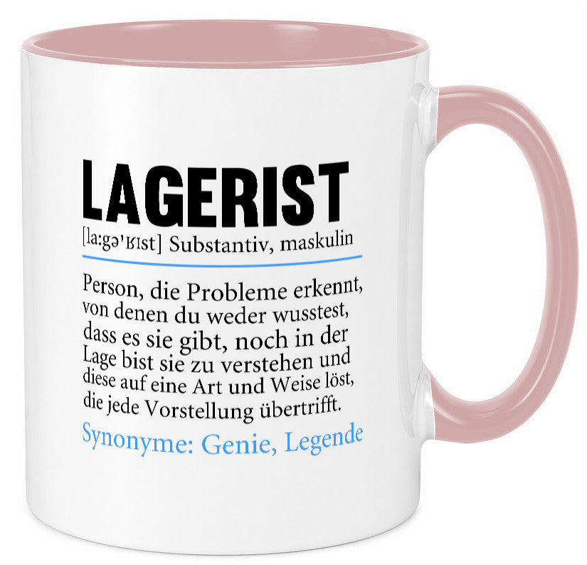 Lagerist | Spruch Beruf Lageristen Lager Arbeiter lustiger Geschenk Arbeit Tasse