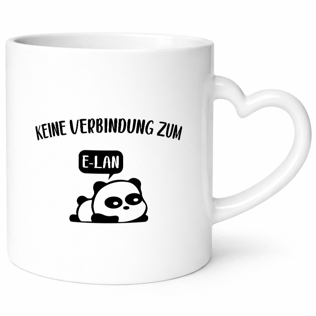 Keine Verbindung zum E-Lan | Pandabär Geschenk Humor Geschenkidee lustiger