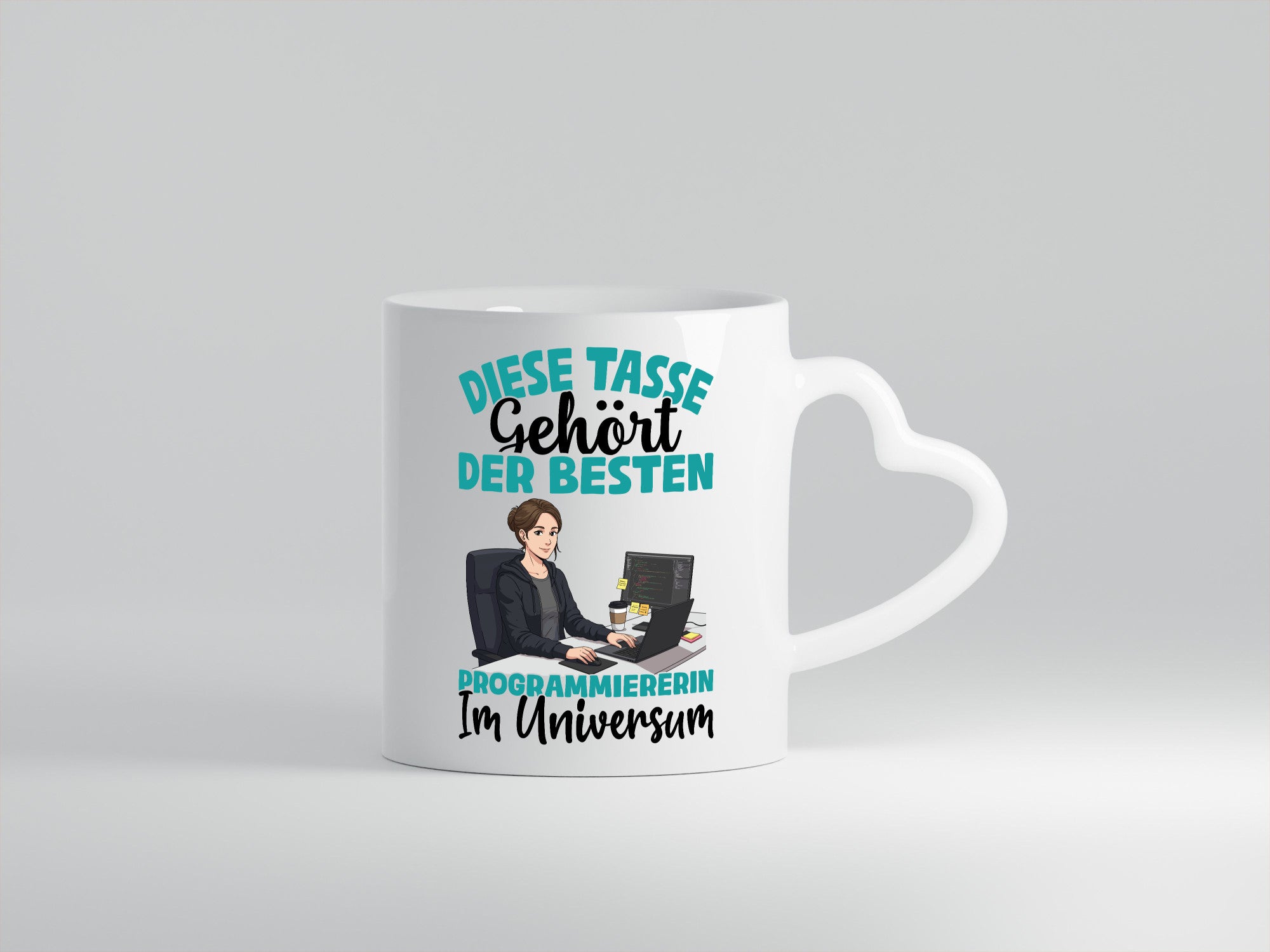 Im Universum: Programmiererin | Software Entwickler Humor Geschenkidee Tasse