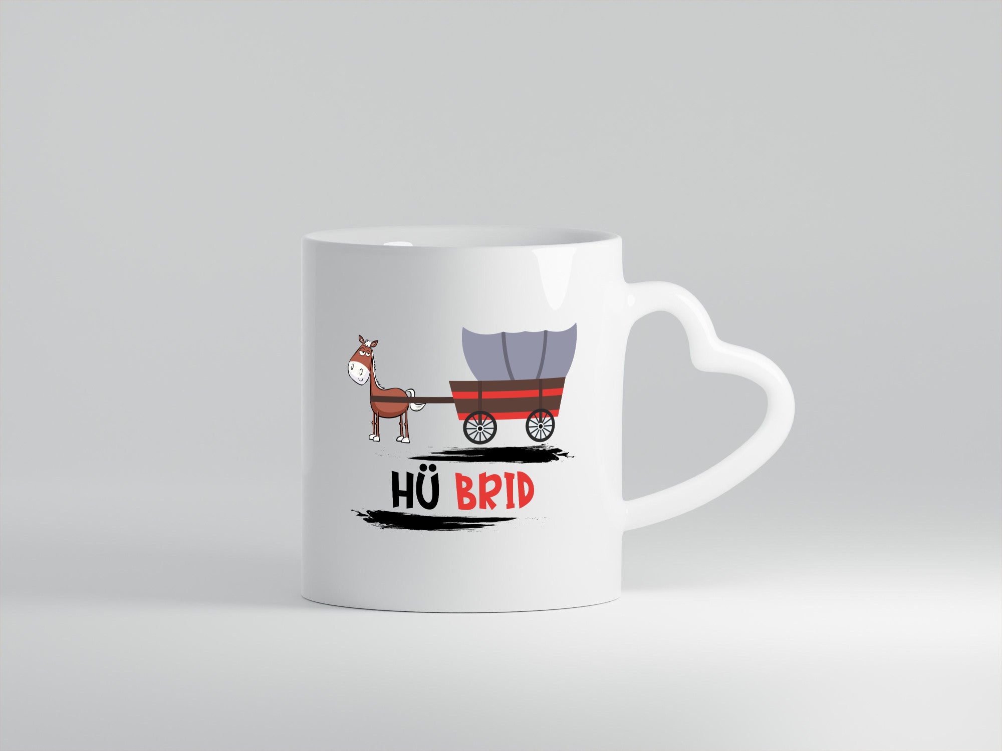 Hü Brid | Auto Autoliebhaber Pferdewagen lustiger Spruch Geschenk Humor