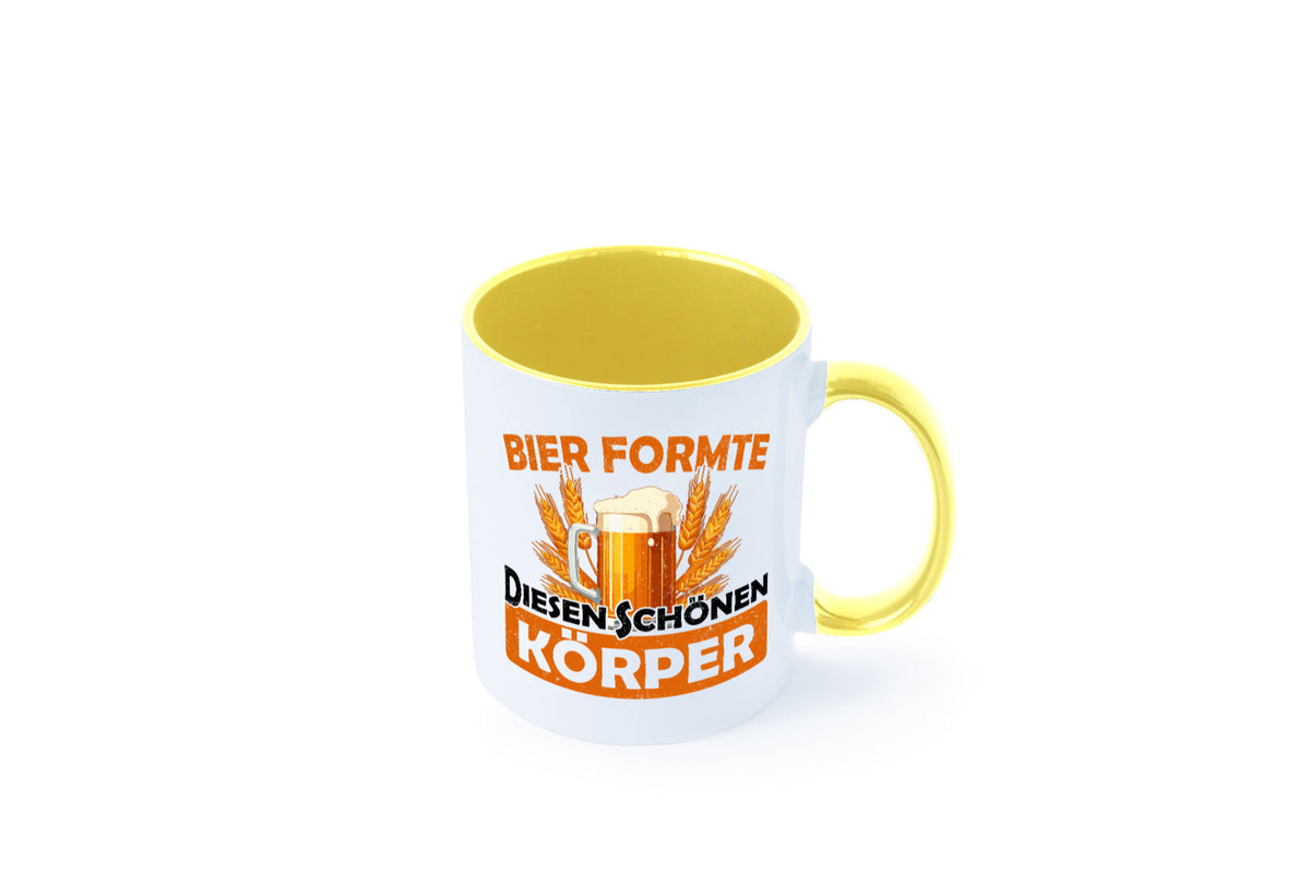 Bier förmte diesen Körper | bierliebhaber v2 Humor Geschenkidee Tasse