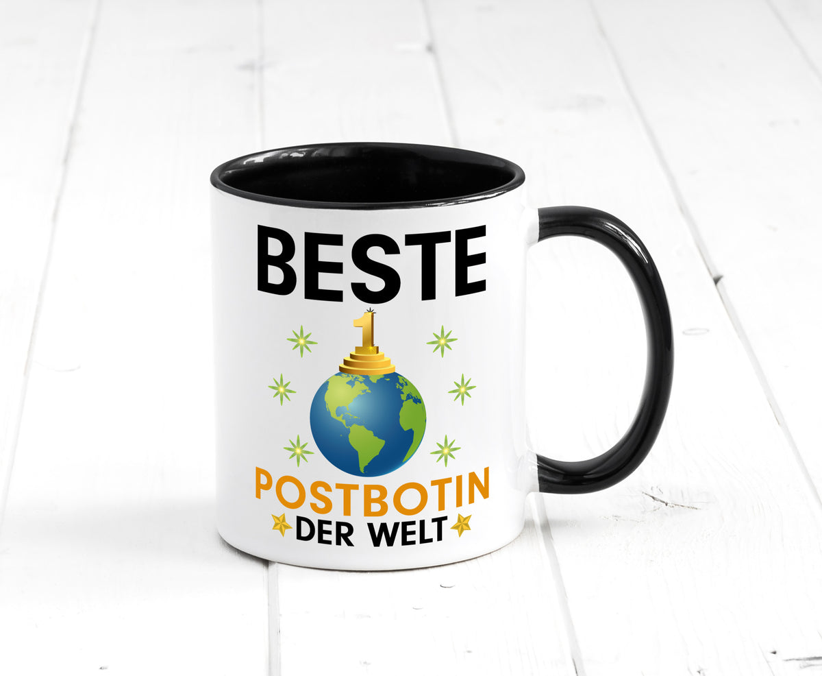 Welt Beste Postbotin | Beruf Post Briefträger Humor Arbeit Kollegen Büro Tasse