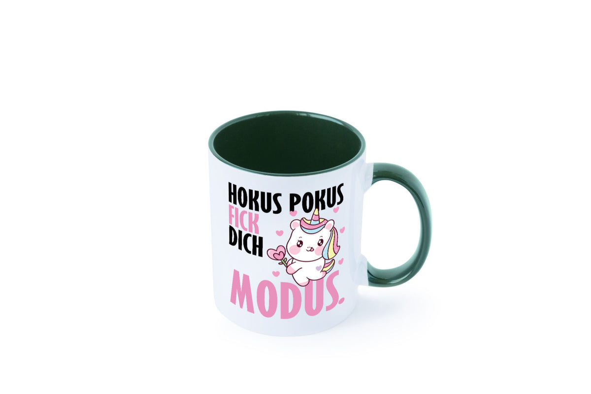 Hokus Pokus lustiger Spruch Geschenk Humor Geschenkidee Tasse