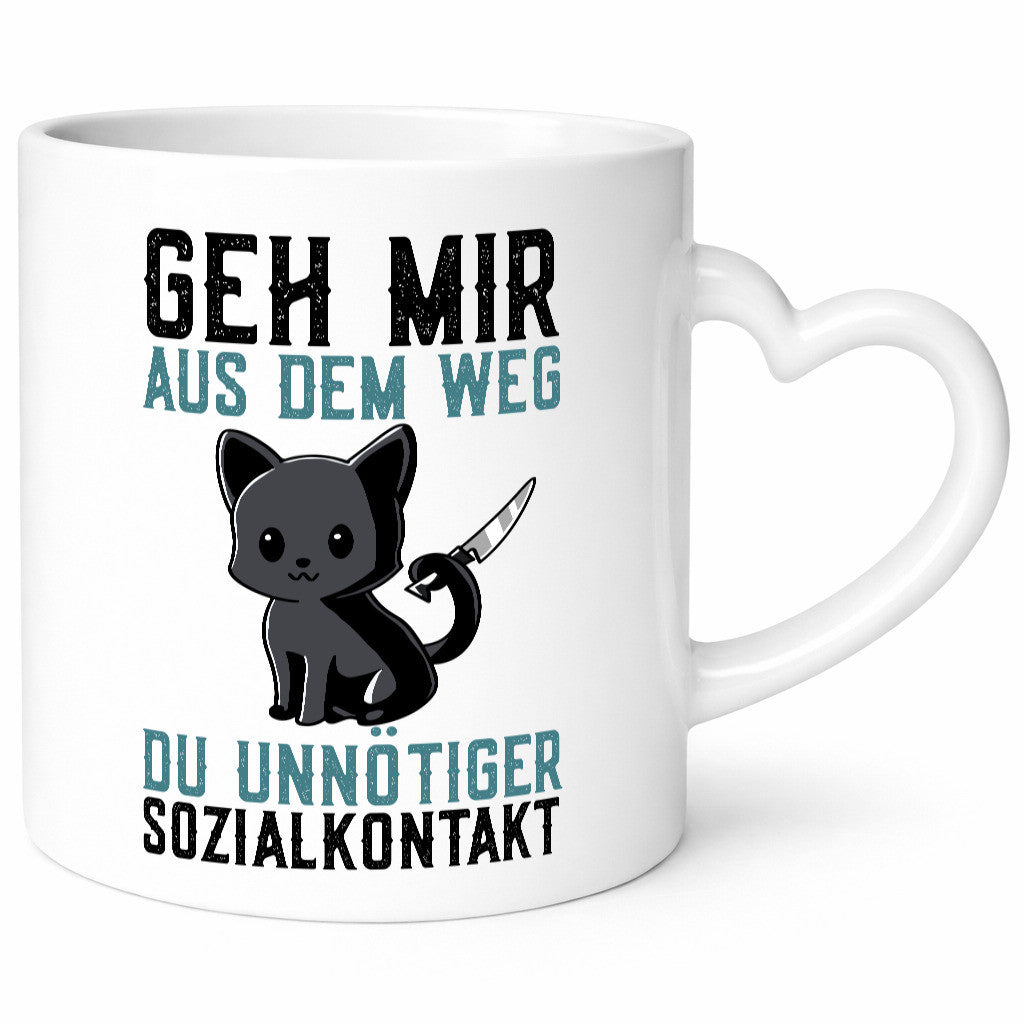 Geh mir aus dem Weg | Wütende Katze Unnötig Humor Tierliebhaber Geschenkidee