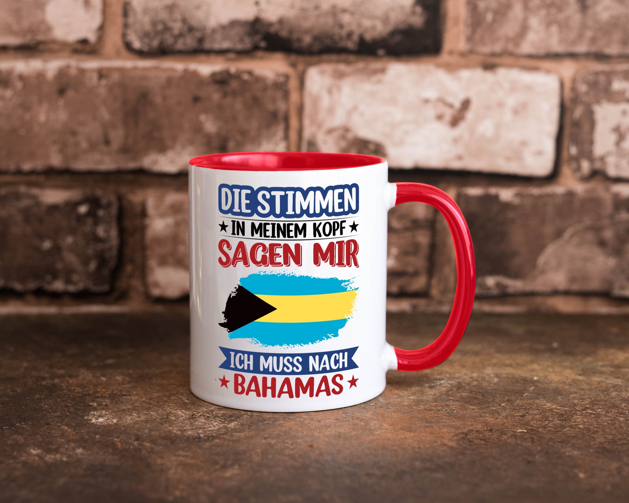Bahamas | Urlaub Stimmen in meinem Kopf Traumland Geschenk Humor Geschenkidee