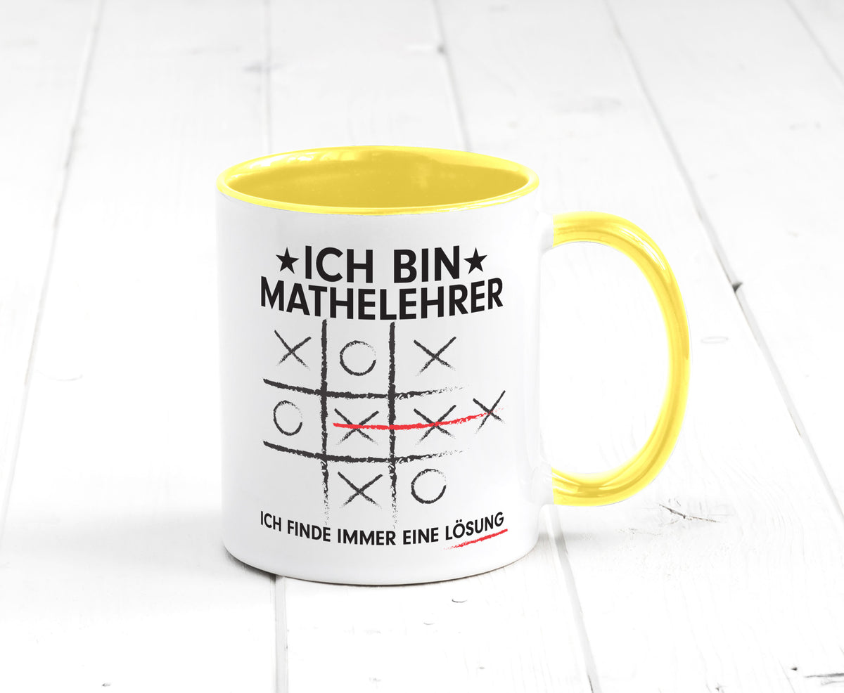 Löse Probleme: Mathelehrer | Lehrer Mathe Humor Geschenkidee Tasse