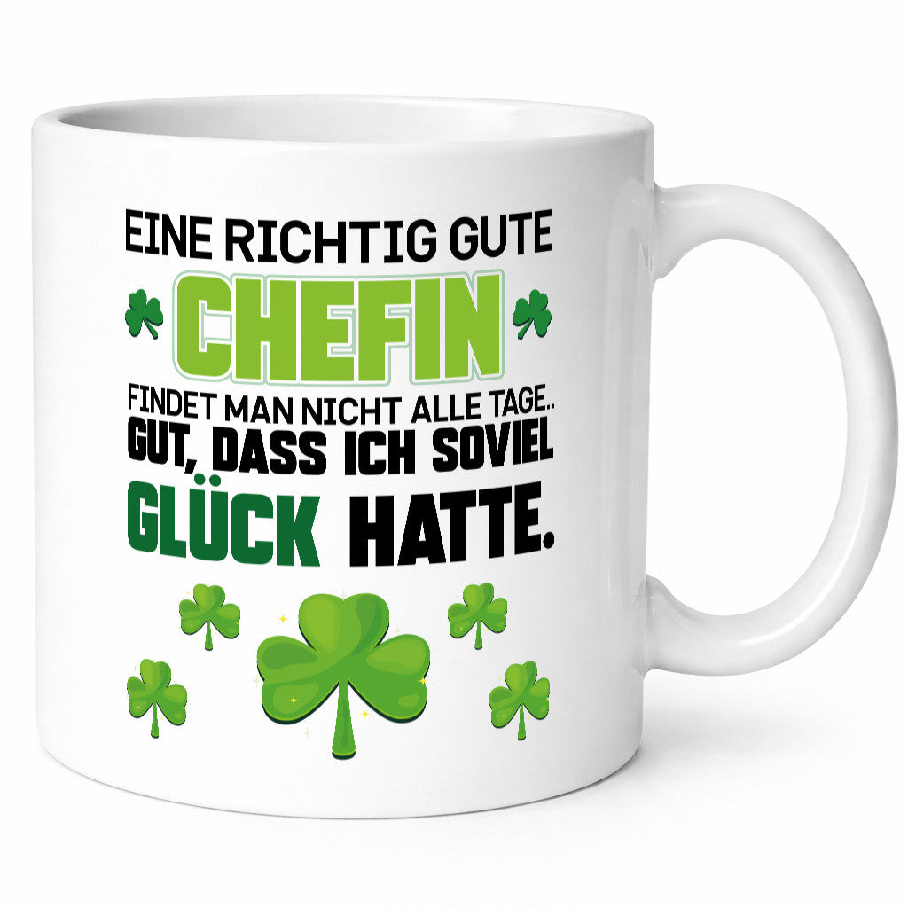 Gute Chefin lustiger Spruch Geschenk Arbeit Kollegen Büro Tasse