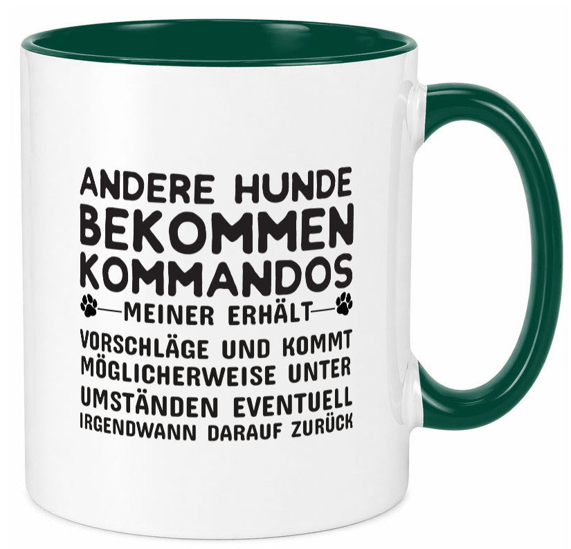 Hunde Training | Hundebesitzer Tasse Hundekommando lustig Tierliebhaber Humor