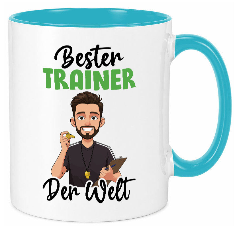 Bester Trainer | Verein Sport v2 Humor Geschenkidee Tasse