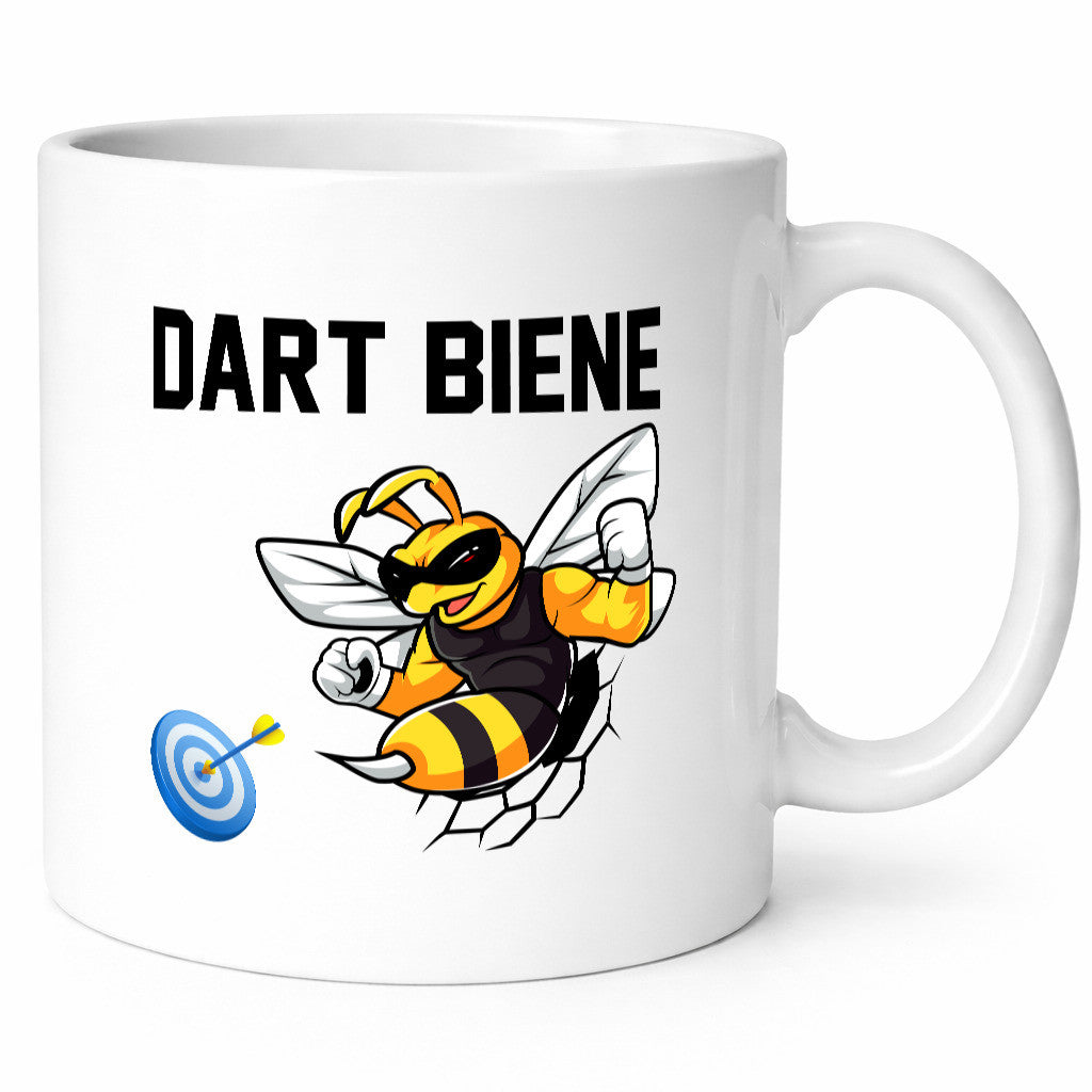 Dart Biene | Darten Dartscheibe v2 Humor Geschenkidee Tasse