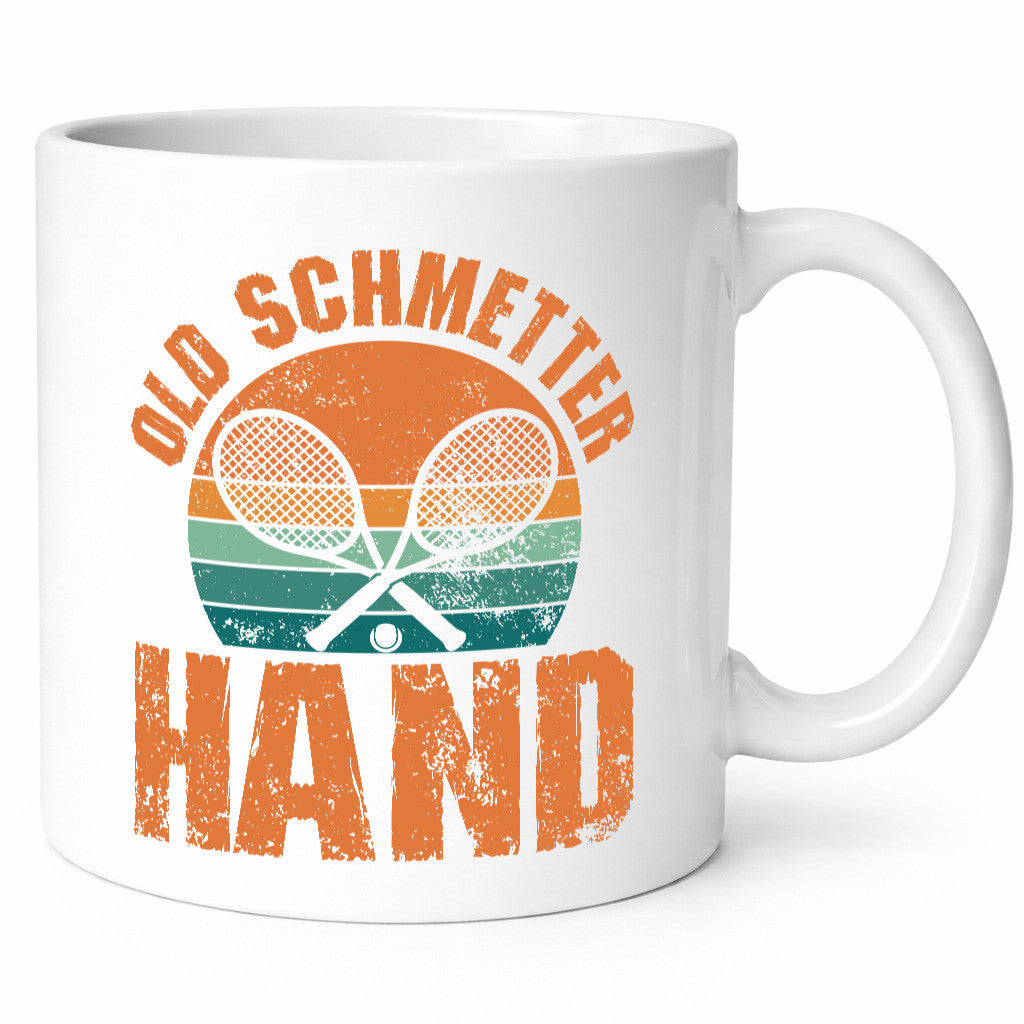 Old Schmetter Hand | Tennis Spieler Sport Geschenkidee Humor Tasse