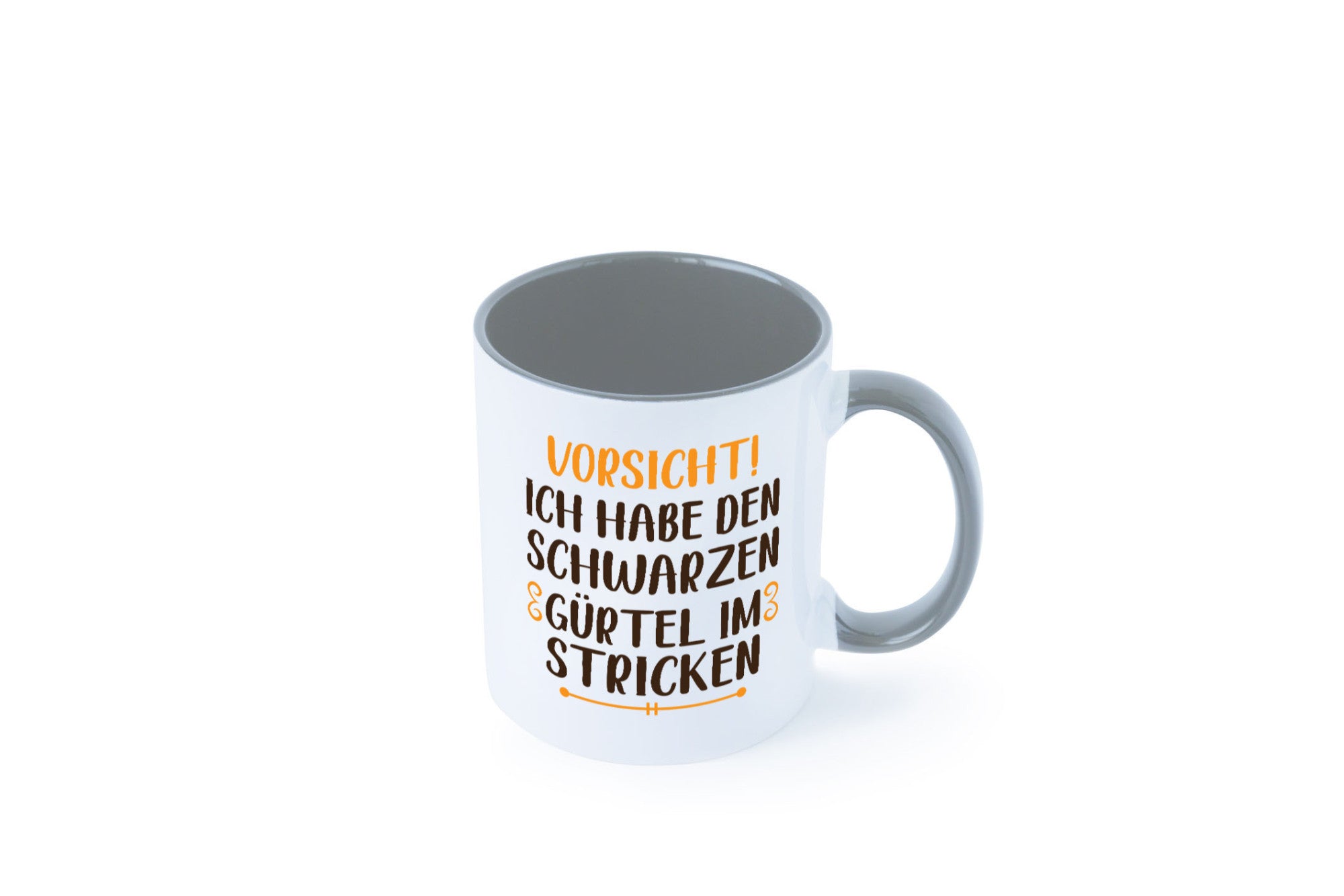 Schwarzen Gürtel im Stricken | Stricknadel lustiger Spruch Geschenk Humor