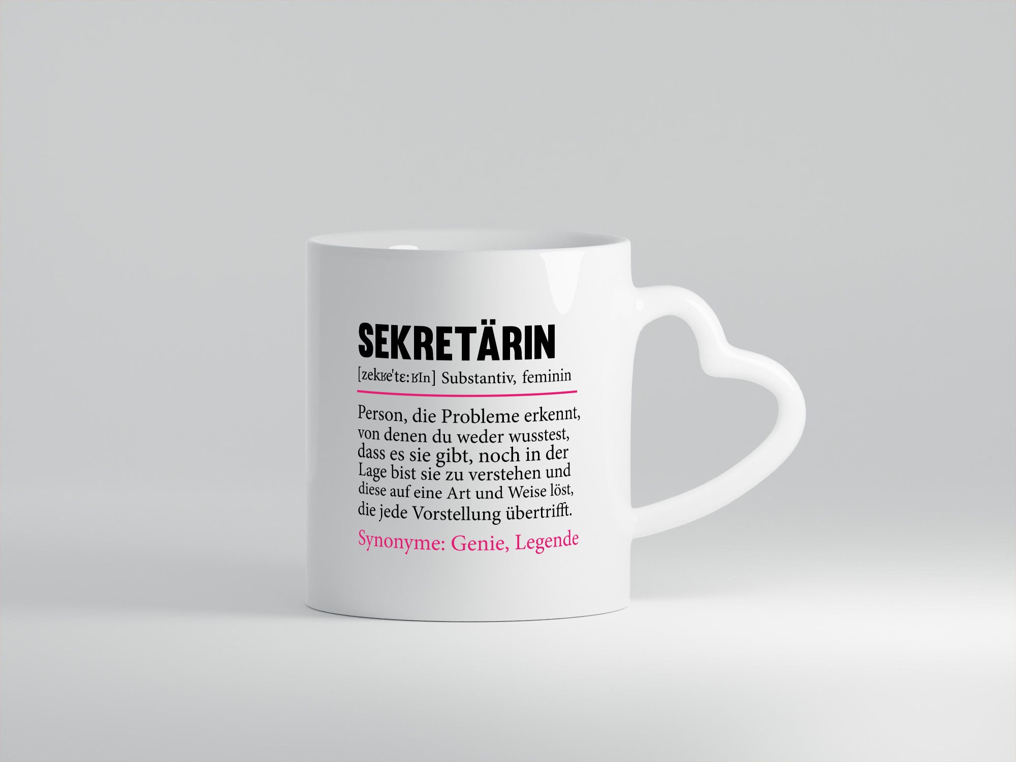 Sekretärin | Spruch Büro Beruf humorvoll v2 lustig Arbeit Kollegen Geschenk