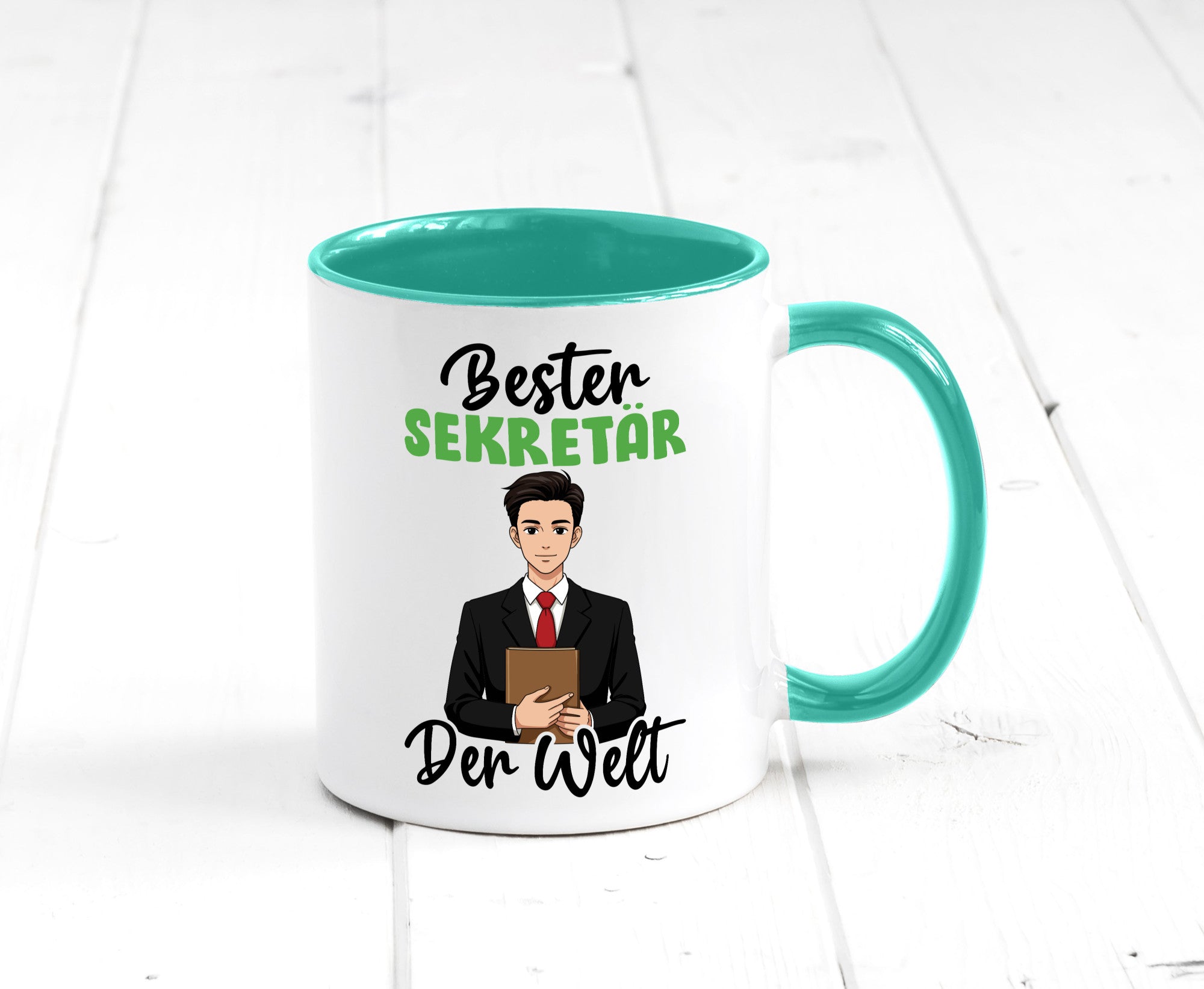 Bester Sekretär | Büro v2 lustiger Spruch Geschenk Arbeit Kollegen Tasse