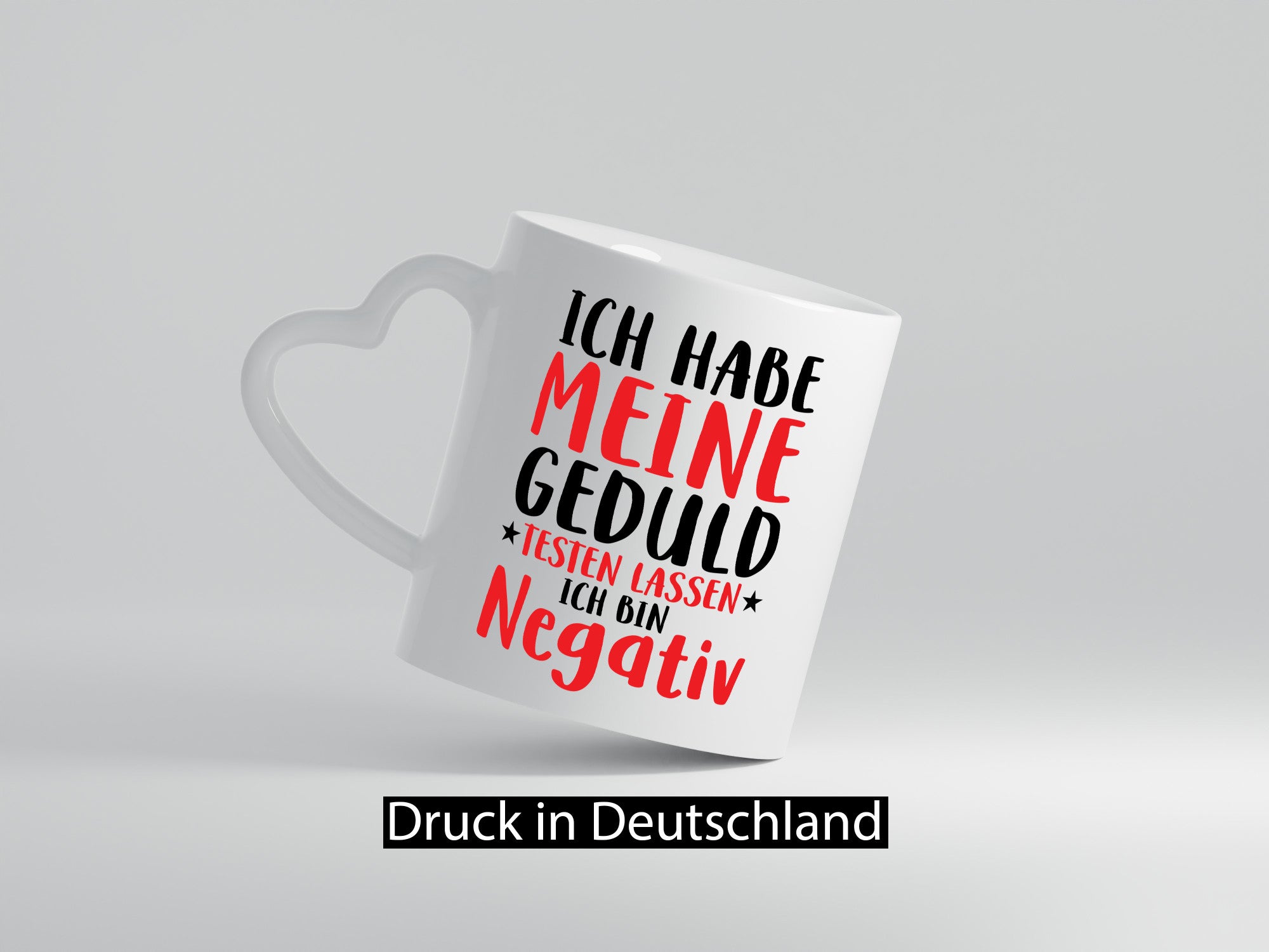 Geduld negativ | Geduldsfaden keine Nerven ungeduldig Humor Geschenkidee Tasse