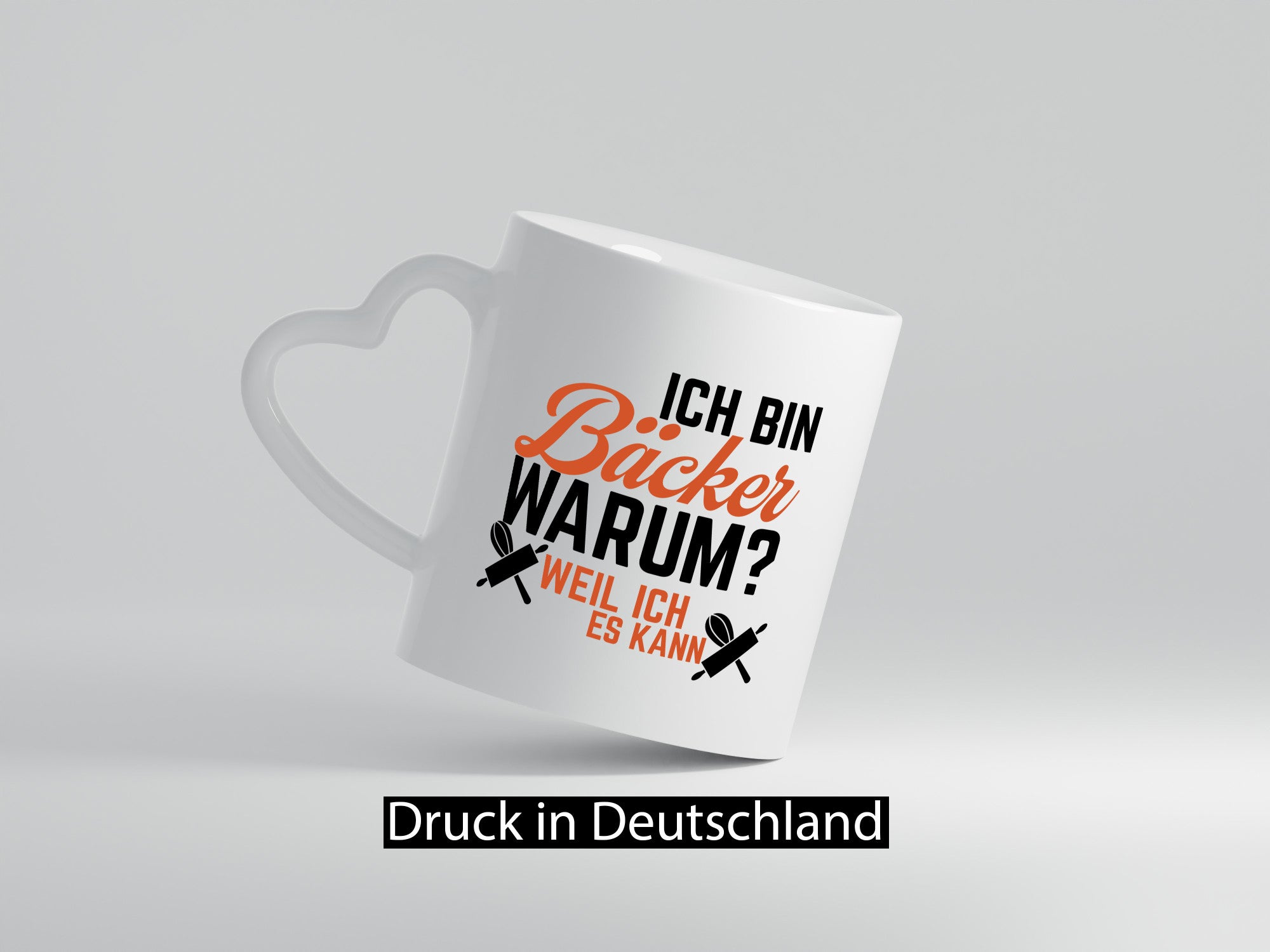 Ich bin Bäcker Warum? Weil es kann lustig Humor Geschenkidee Geschenk Tasse