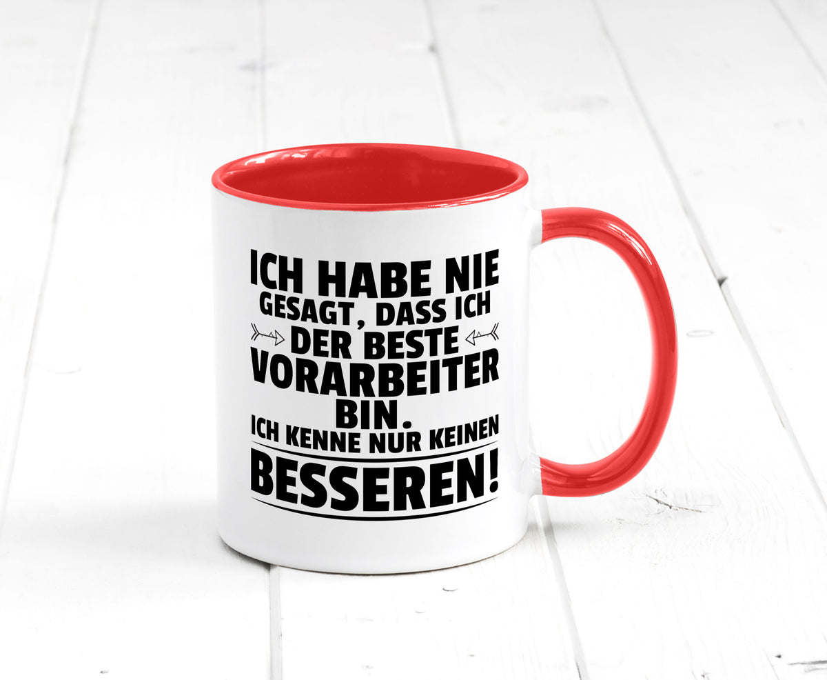 Der Beste Vorarbeiter | Kollege Teamleiter Humor Arbeit Kollegen Büro Tasse