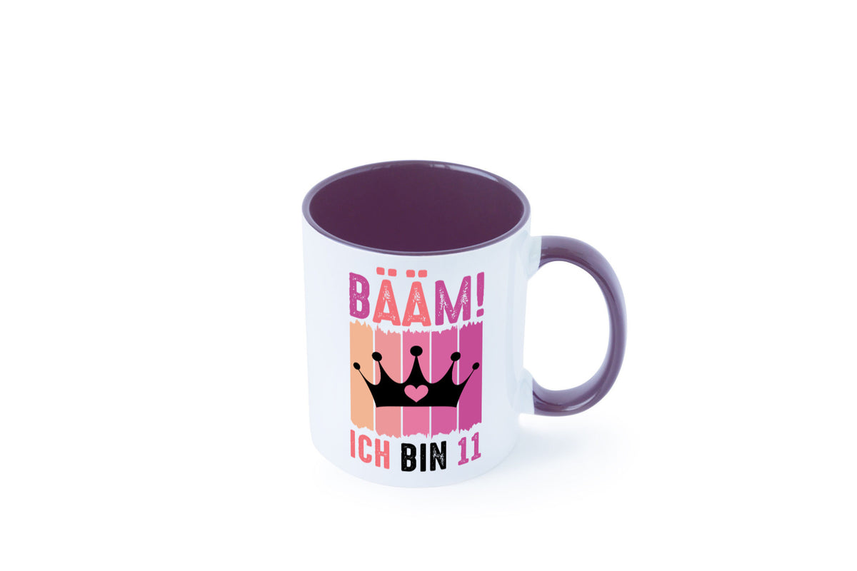 11. Geburtstag | 11 Jahre Bääm ich bin Krone Humor Geschenkidee Tasse