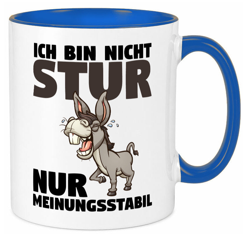 Sturer Esel | Sturkopf Tasse Dickkopf Spruch Humor lustiger Geschenk