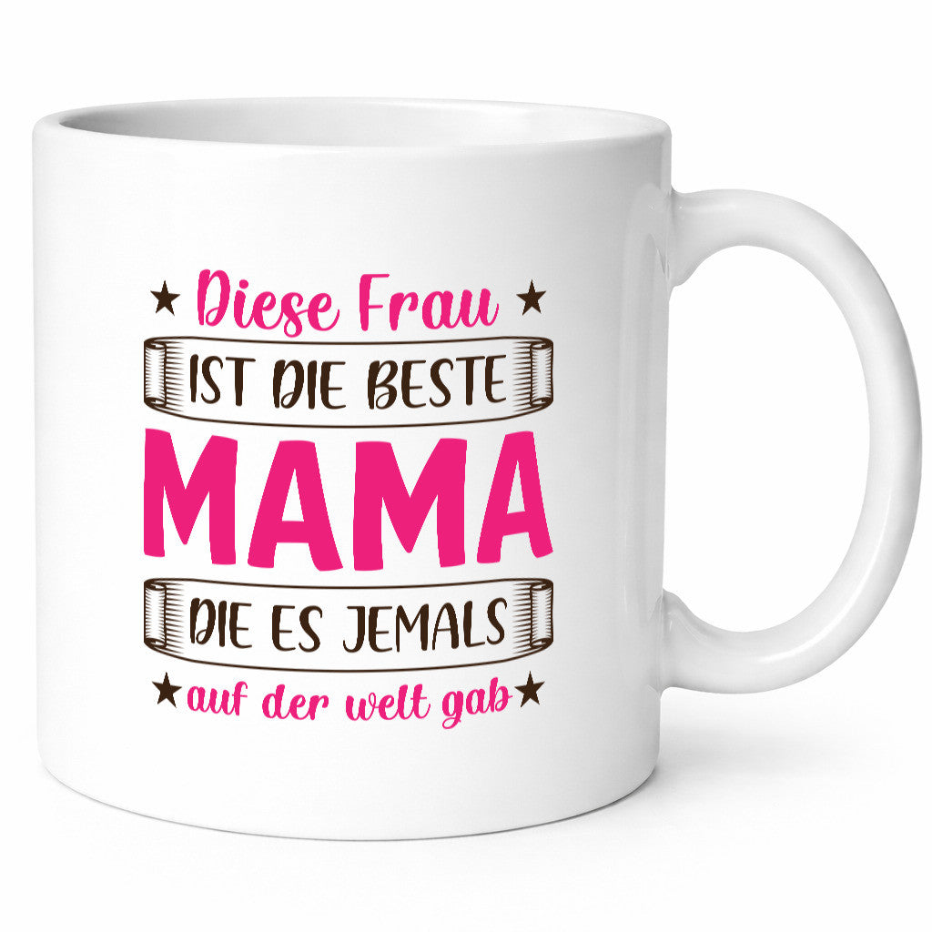 Beste Mama | Auszeichnung Sterne Humor Familie Geschenkidee Tasse