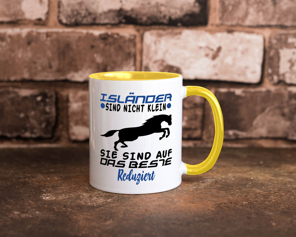 Isländer sind nicht klein | Auf das beste reduziert Geschenk Humor Geschenkidee Tasse
