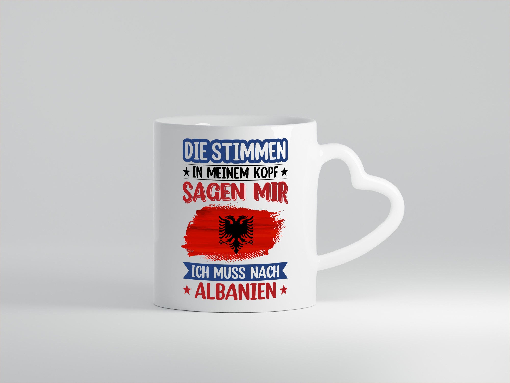 Albanien | Urlaub Stimmen in meinem Kopf Traumland lustig Humor Geschenkidee