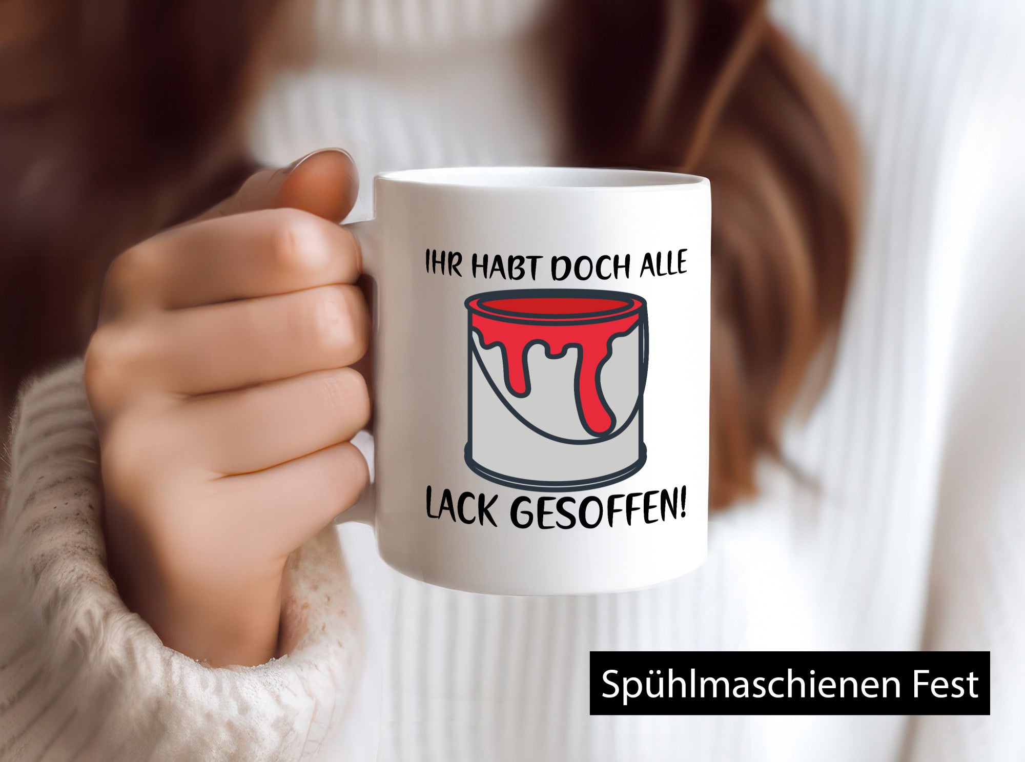 Lack gesoffen | Lackierer Witz KFZ Auto Werkstatt lustiger Spruch Geschenk