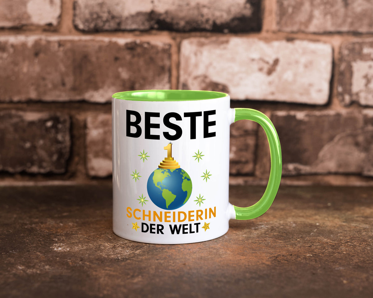 Welt Beste Schneiderin | Beruf Schneiderei lustiger Spruch Geschenk Arbeit Tasse