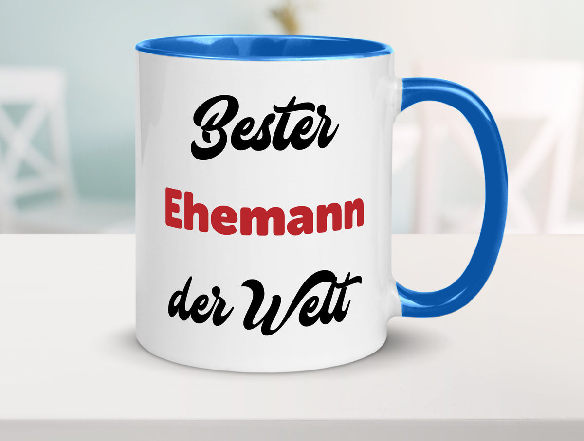Bester Ehemann der Welt | Ehepaar Geschenkidee Humor Tasse
