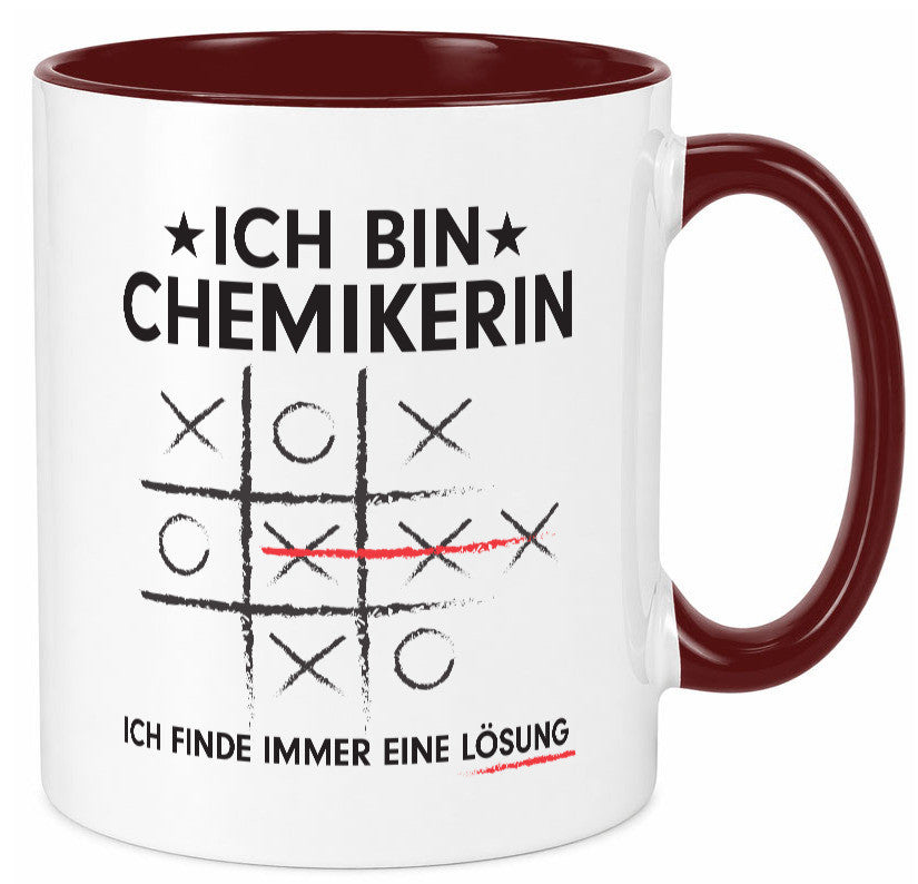 Lösung finden: Chemikerin | Chemie Labor v2 Humor Geschenkidee Tasse