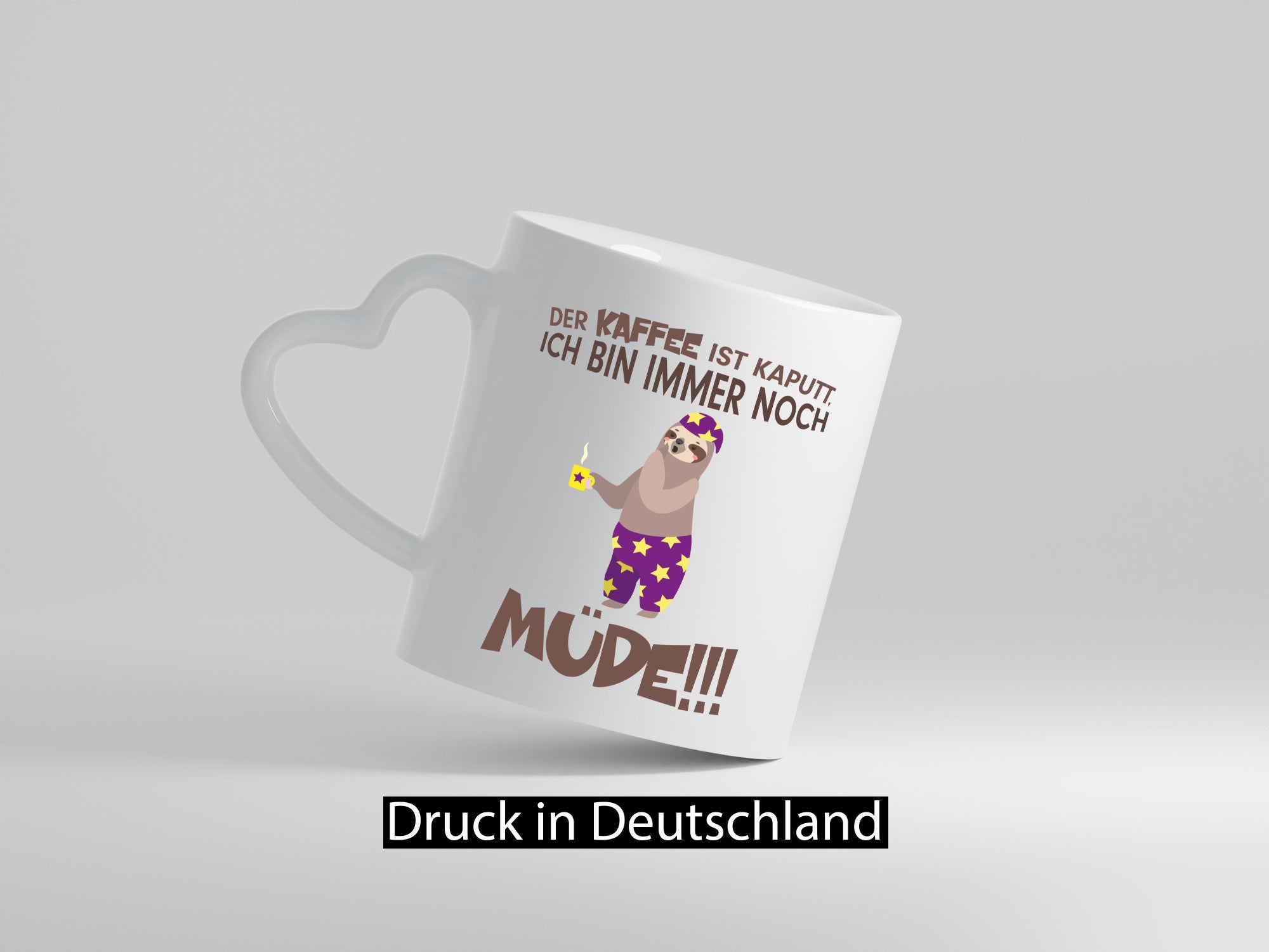 Der Kaffee ist kaputt! lustiger Spruch Geschenk Humor Geschenkidee Tasse