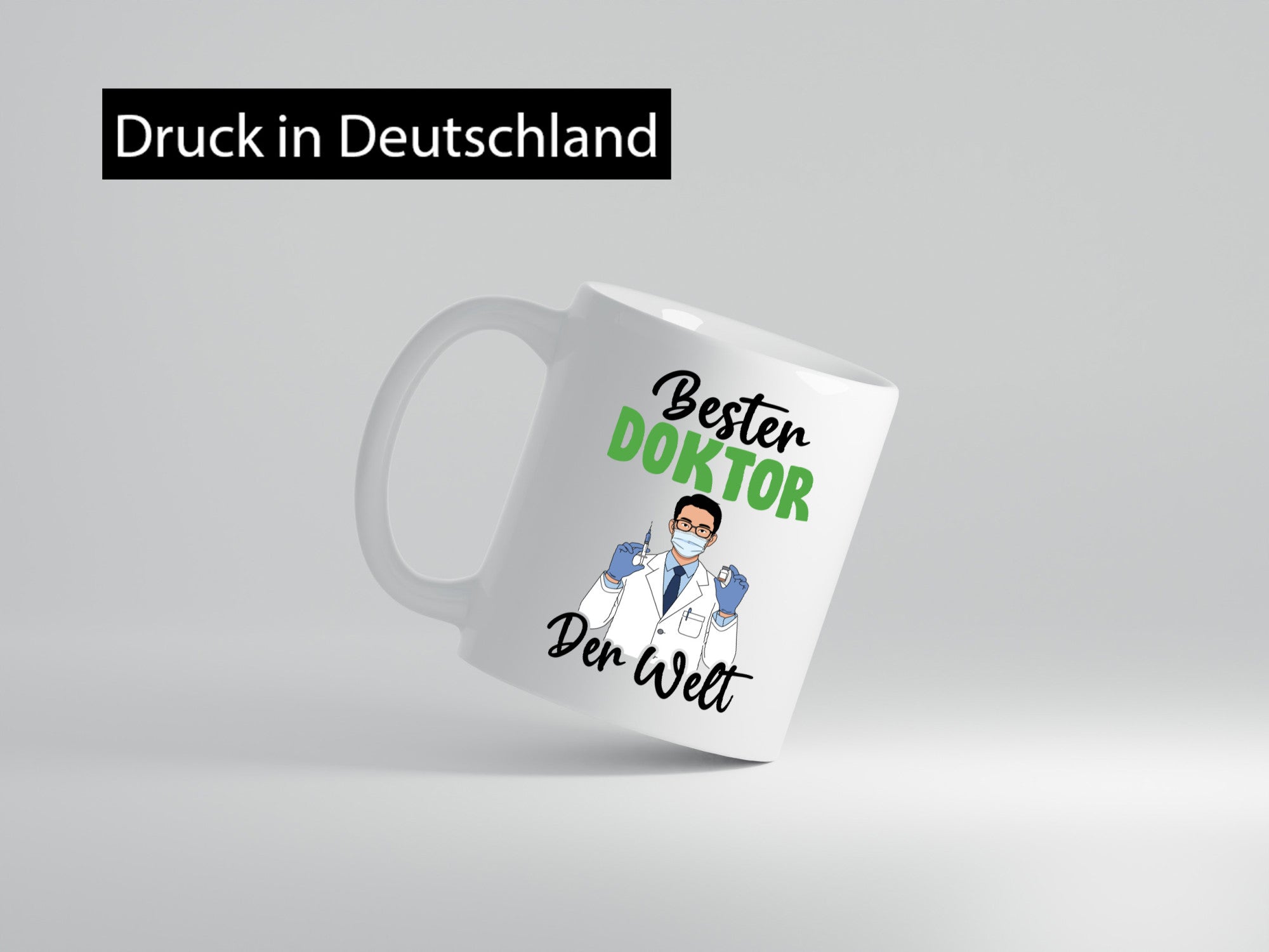 Bester Doktor | Doktorand Doktortitel v2 Humor Geschenkidee Tasse