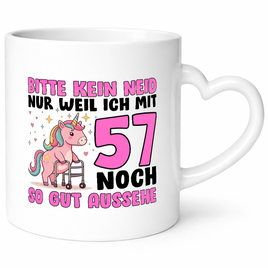 57. Geburtstag | 57 Jahre Mit noch so gut aussehen Humor Geschenkidee Tasse