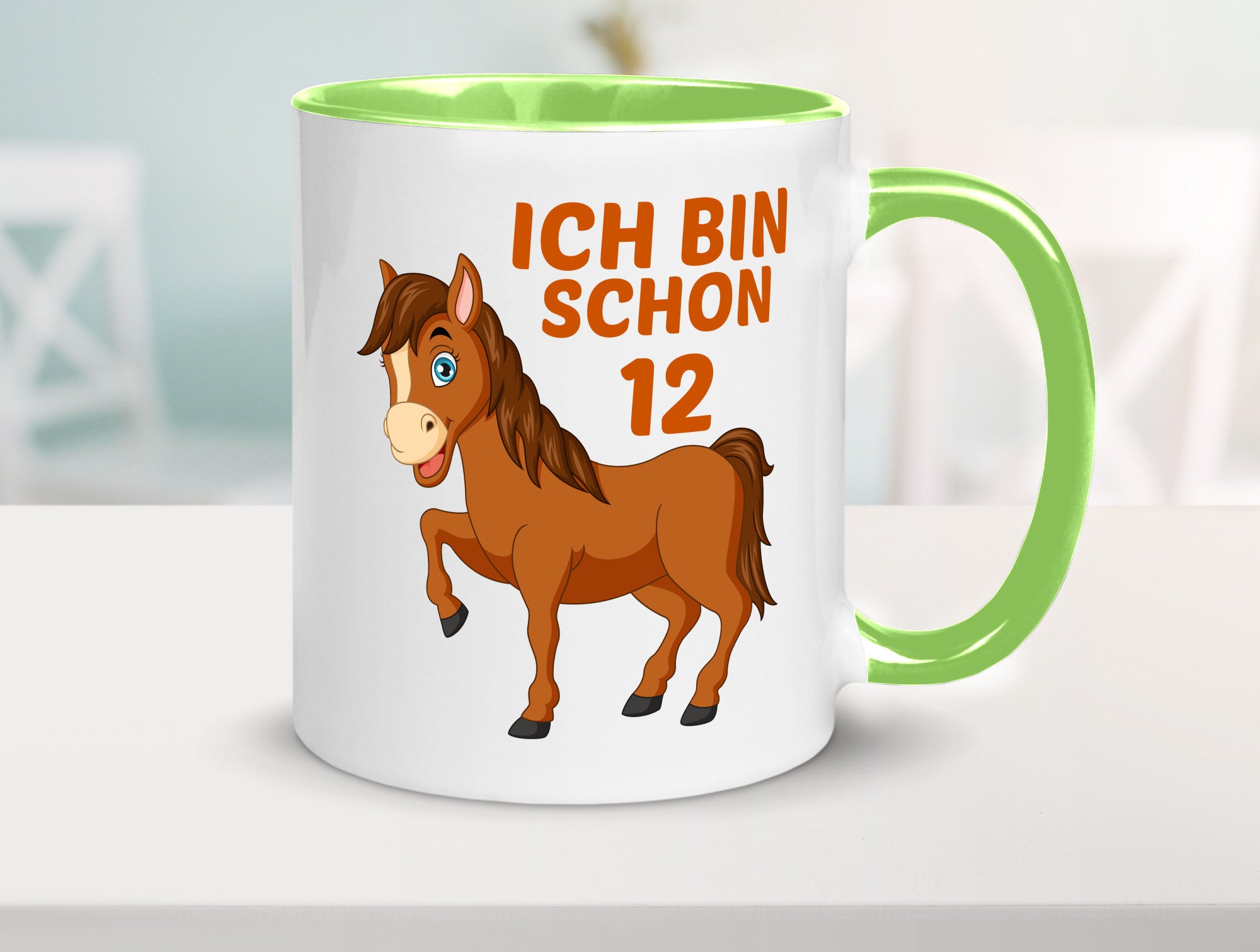 12. Geburtstag | Ich bin schon 12 Pferde Pony Geschenkidee Humor Tasse