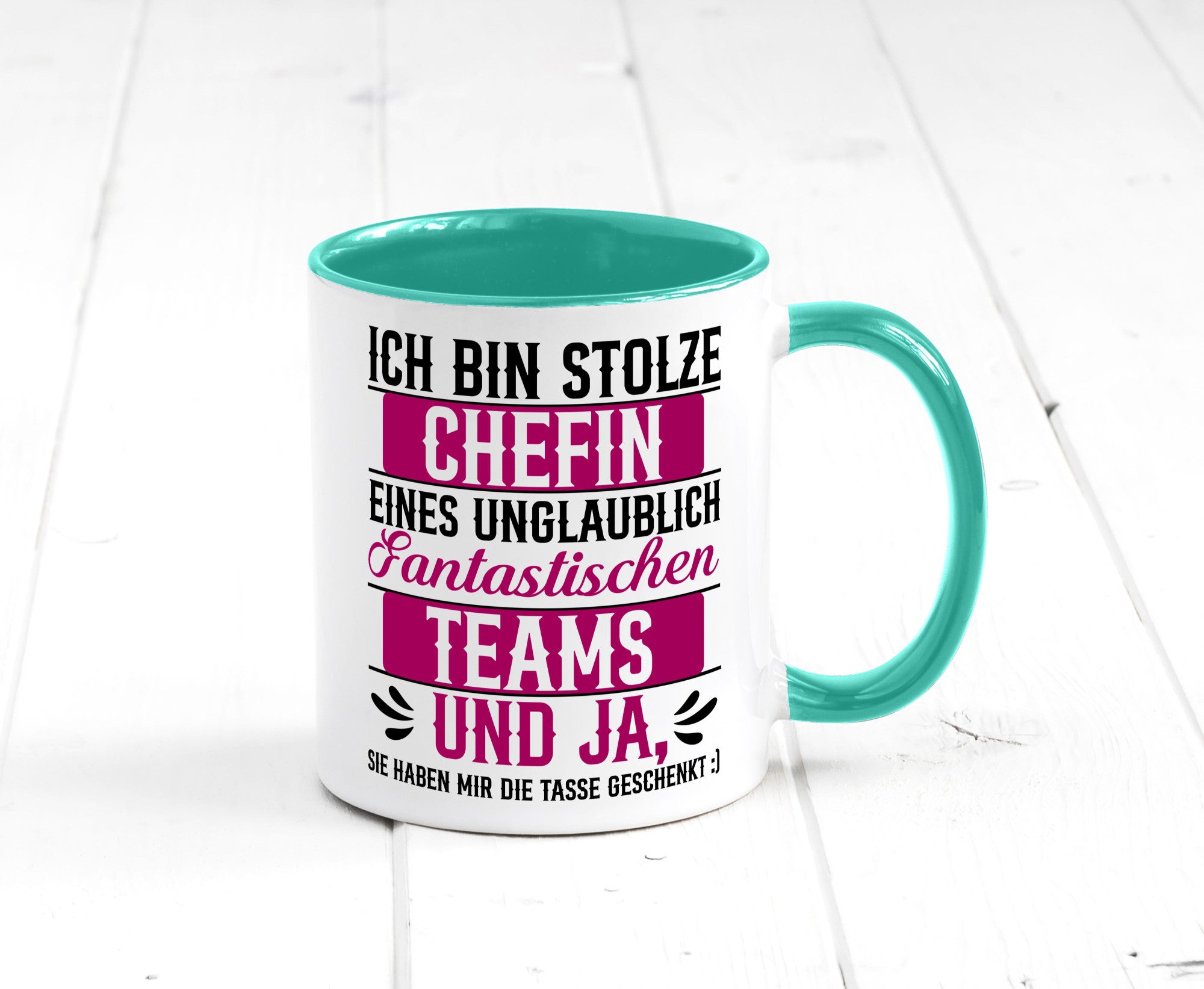Stolze Chefin | Tolles Team Mitarbeiter lustig Arbeit Kollegen Büro Geschenk