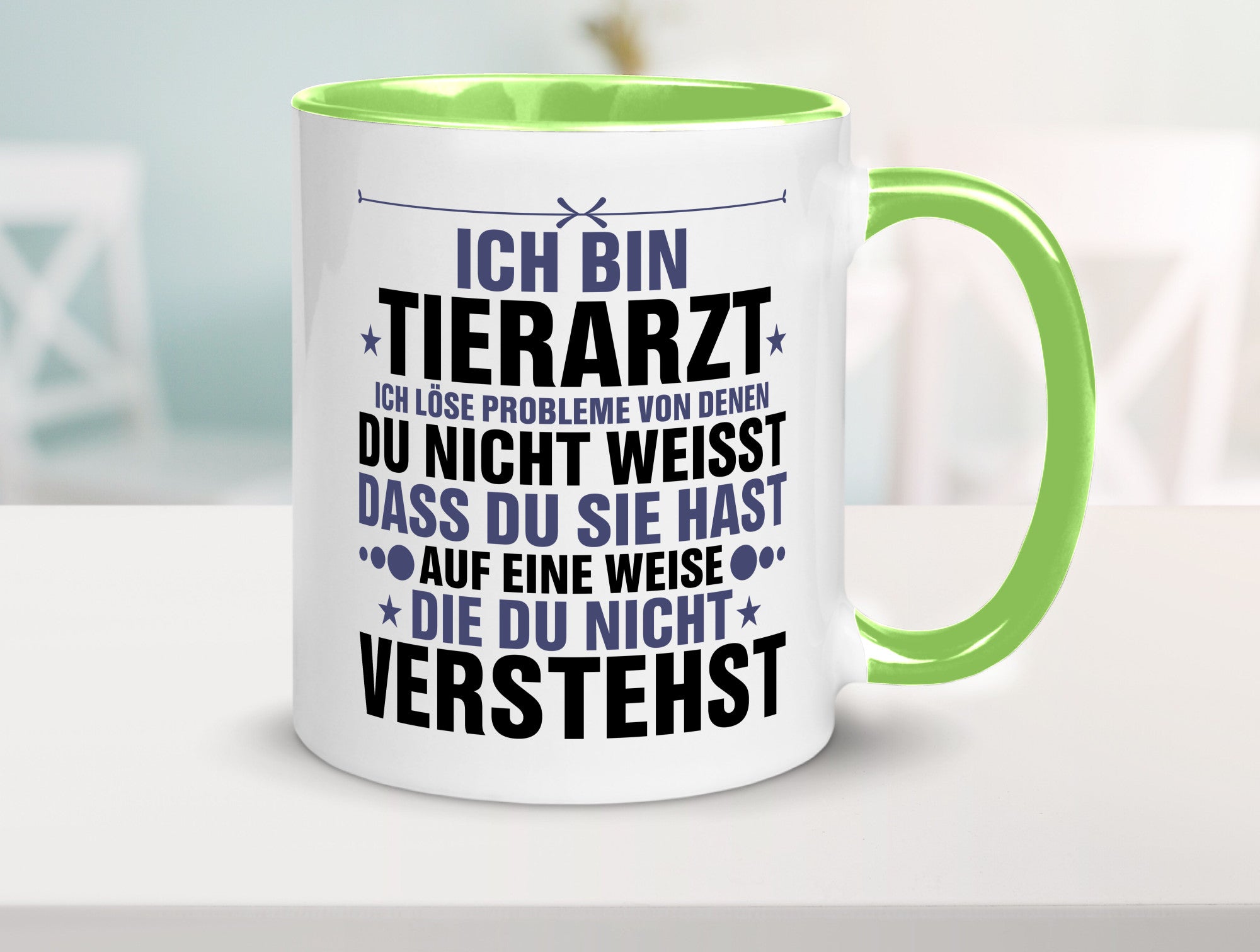 Löse Probleme: Tierarzt | Tiermedizin Mediziner Geschenk Tierliebhaber Humor