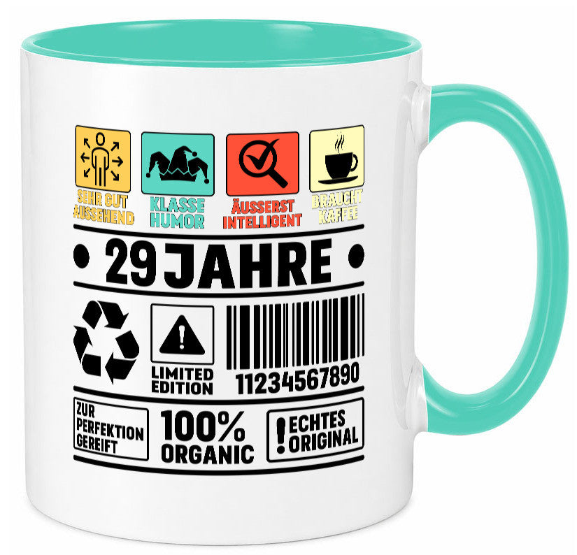 29. Geburtstag | 29 Jahre Humor Limited Edition lustiger Spruch Geschenk