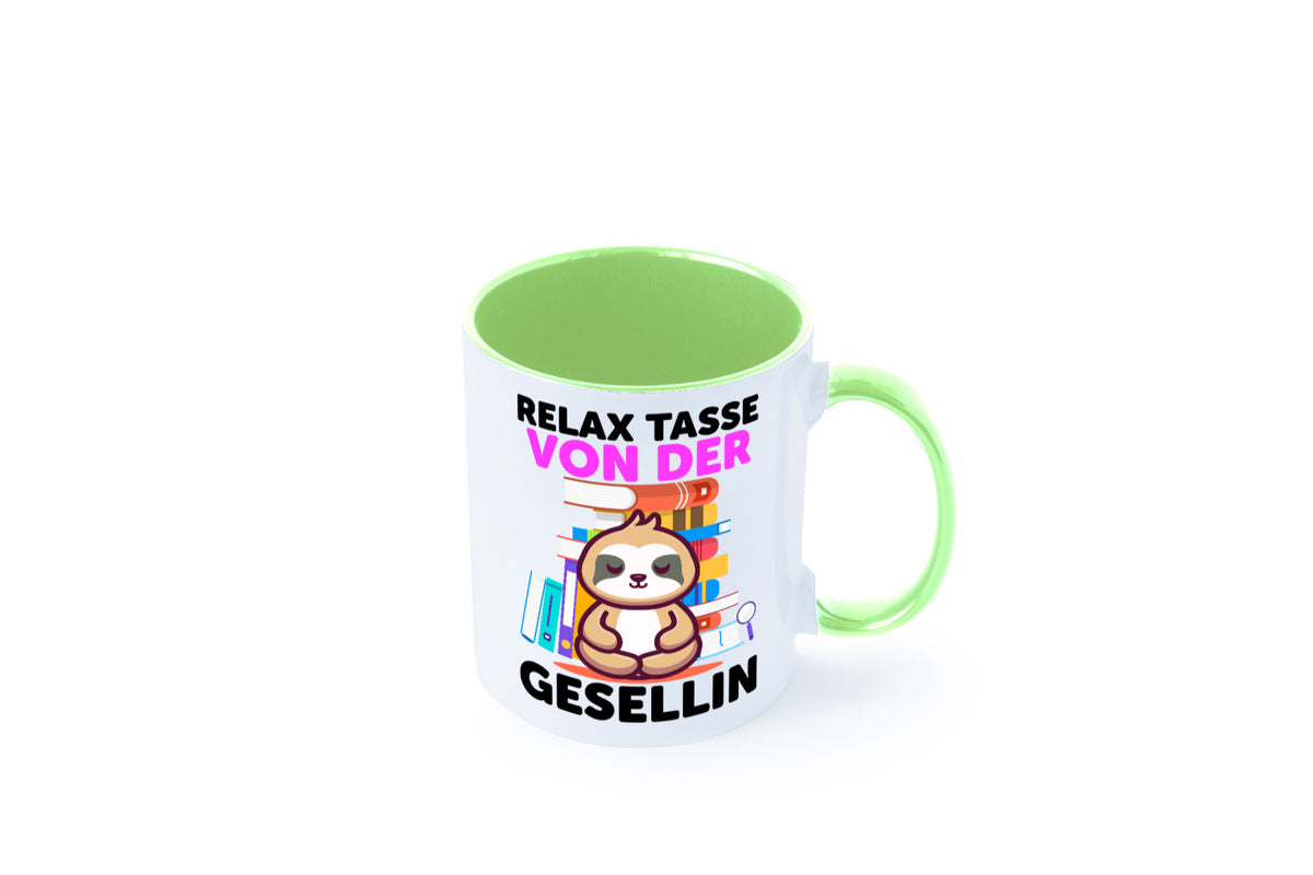 Relax Tasse: Gesellin | Handwerkerinnen lustig Humor Geschenkidee Geschenk Tasse