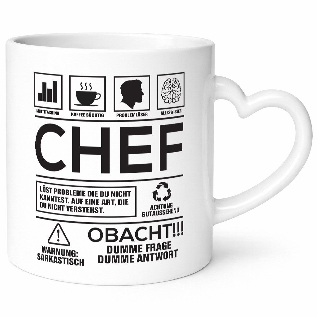 Achtung Probleme Chef | Führungskraft Vorgesetzter Geschenk Arbeit Kollegen