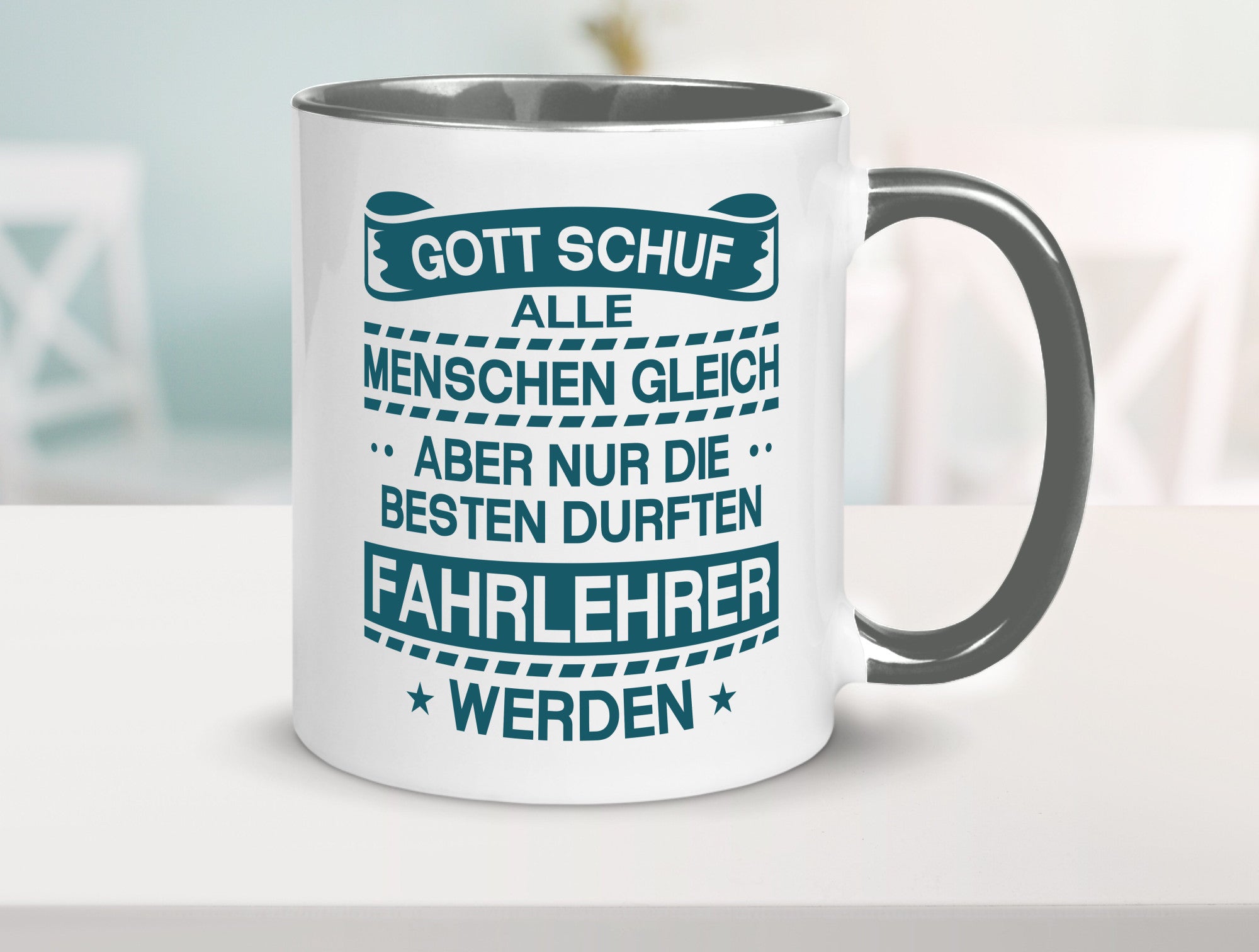 Alle Menschen gleich, die Besten sind Fahrlehrer | Sterne Humor Geschenkidee