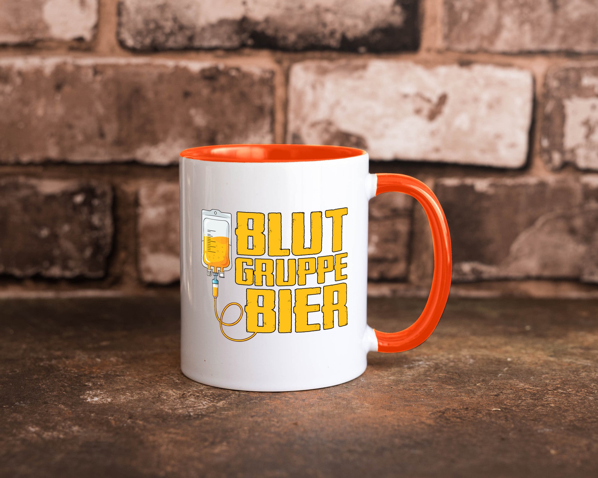 Blutgruppe Bier | Saufen Trinken Biertrinker Humor Geschenkidee Tasse