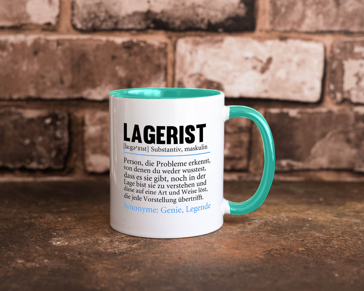 Lagerist | Spruch Beruf Lageristen Lager Arbeiter lustiger Geschenk Arbeit Tasse
