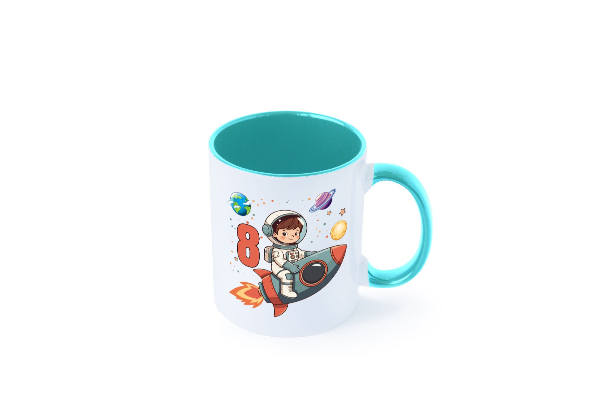 8. Geburtstag | 8 Jahre Astronaut Weltraum Humor Geschenkidee Tasse