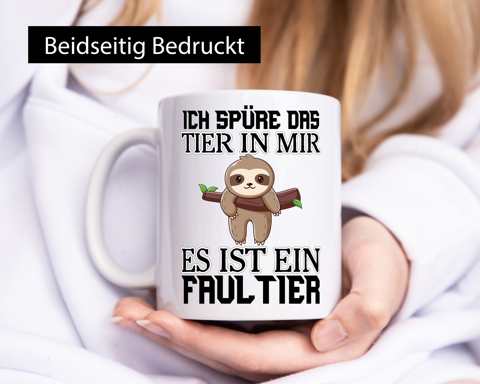 Ich spüre das Tier Humor Tierliebhaber Geschenkidee Tasse