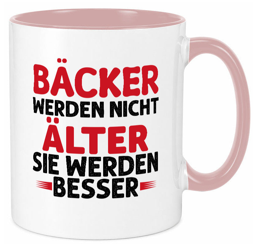 Bäcker werden nicht älter Sie besser lustig Humor Geschenkidee Geschenk Tasse