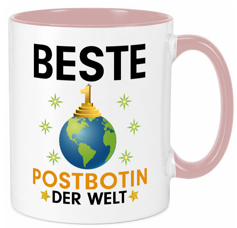 Welt Beste Postbotin | Beruf Post Briefträger Humor Arbeit Kollegen Büro Tasse