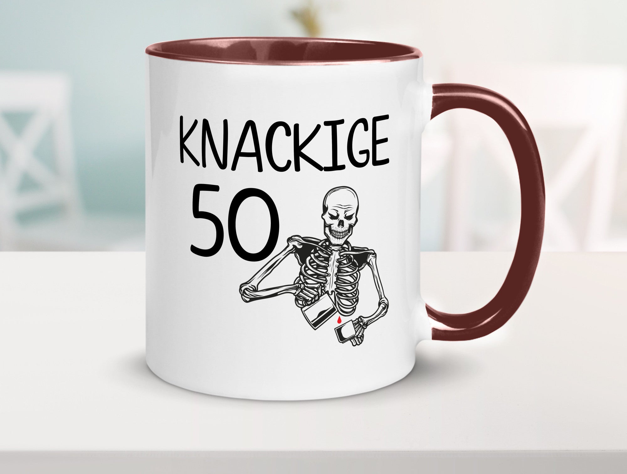 50. Geburtstag | Alt Knackig und Geschenk Geschenkidee lustiger Spruch Tasse
