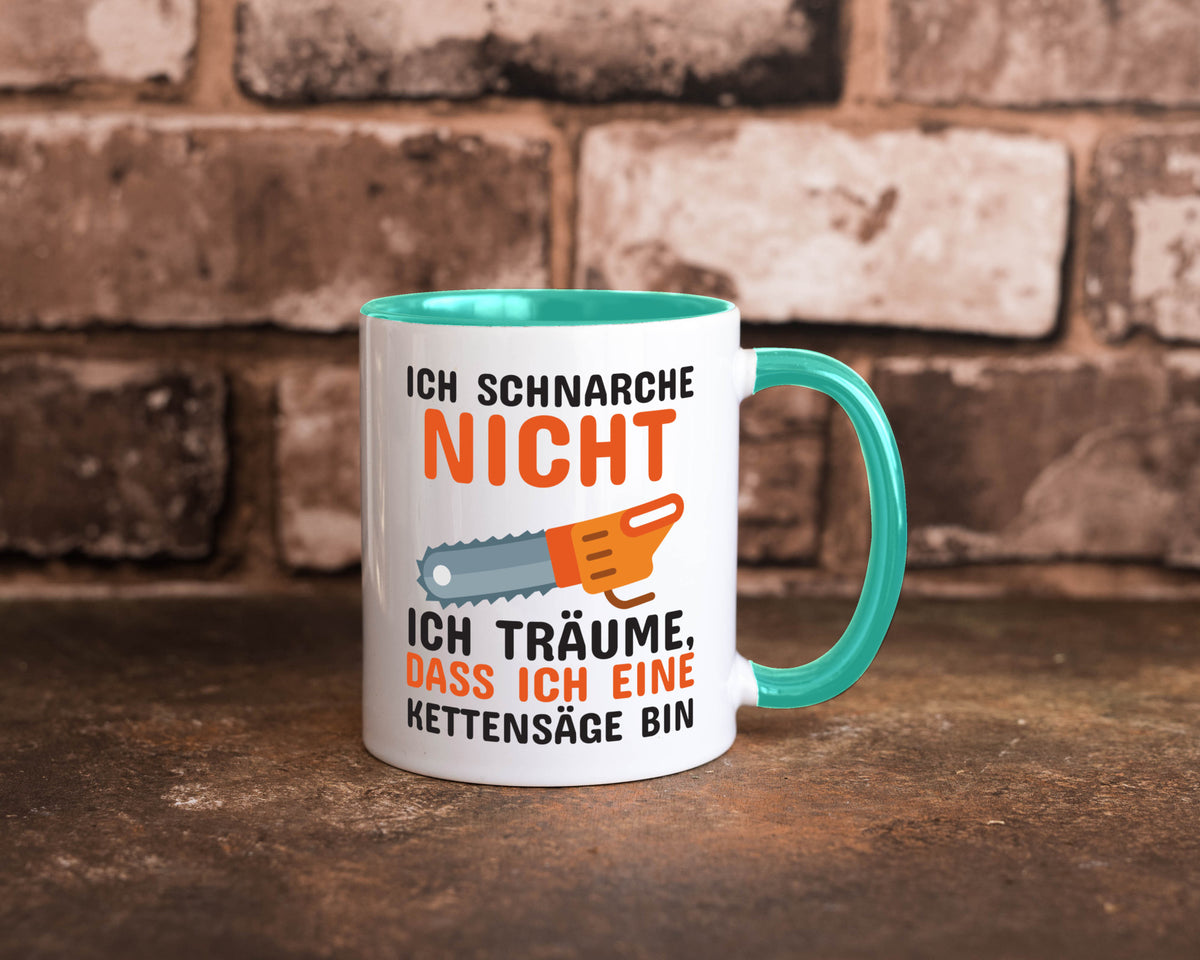 Ich schnarche nicht lustiger Spruch Geschenk Humor Geschenkidee Tasse
