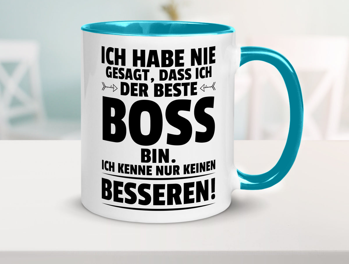 Der Beste Boss | Führungskraft Vorgesetzter lustiger Spruch Geschenk Humor Tasse