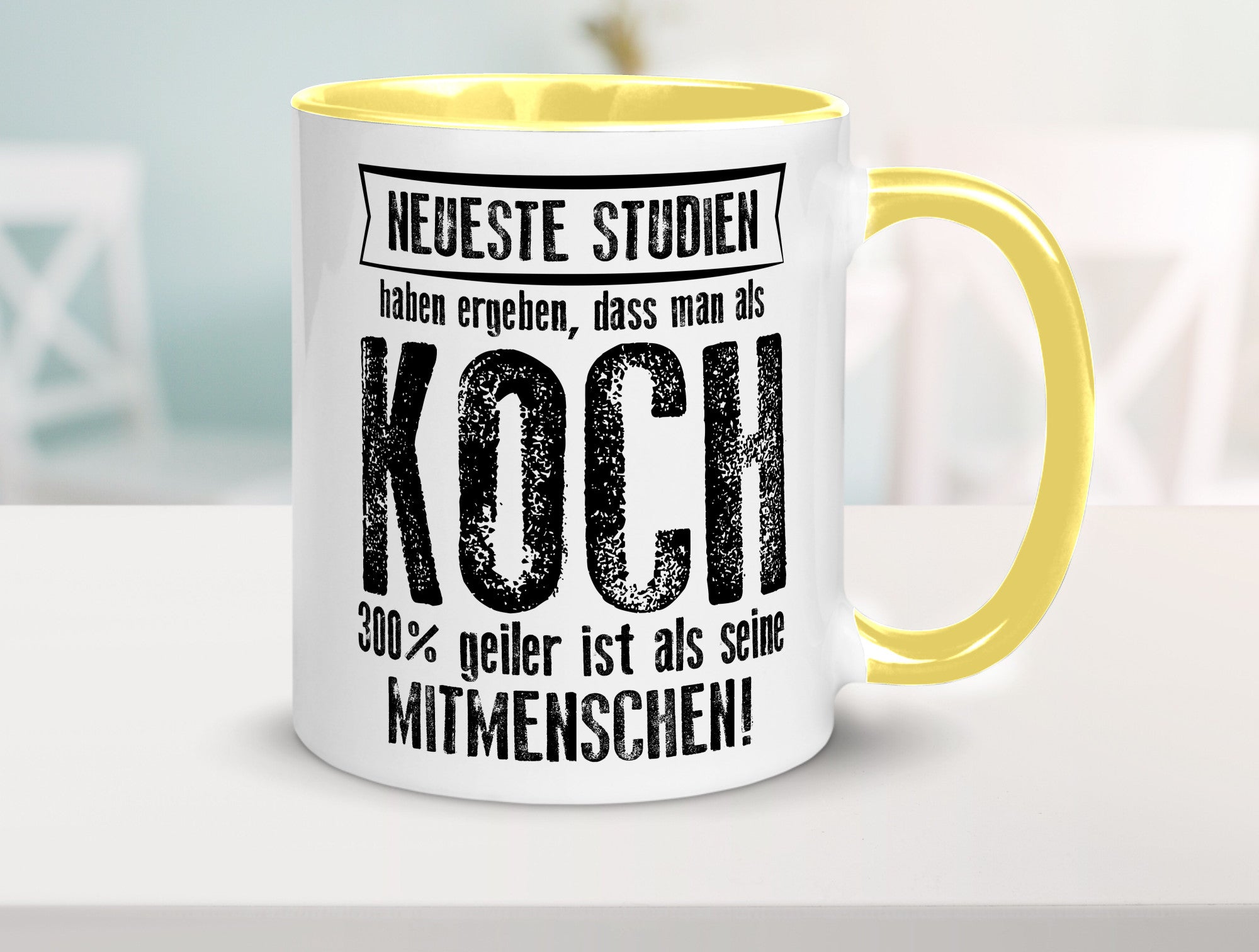 Neuste Studien: Koch | Chefkoch Humor Arbeit Kollegen Büro Geschenkidee Tasse